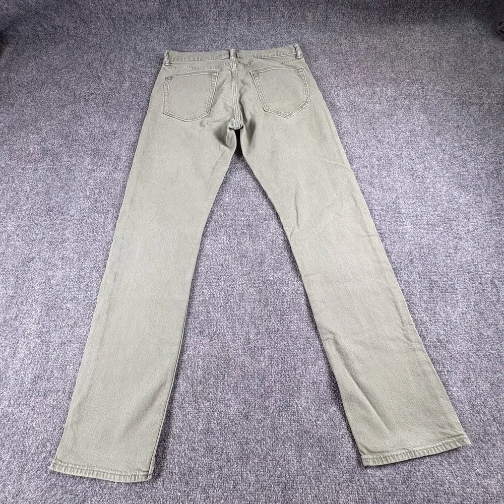 Banana Republic Vintage Straight Jeans Men's 32x32 Green Workwear Heritage